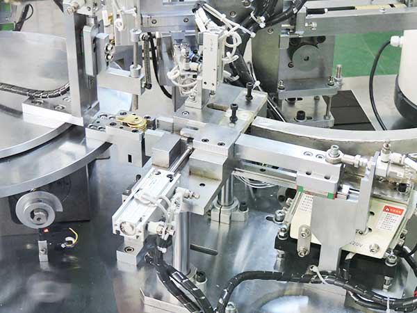 Clothes rack pulley assembly machine